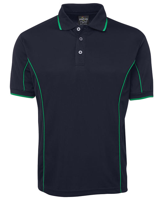 PODIUM S/S PIPING POLO 7PIP - C