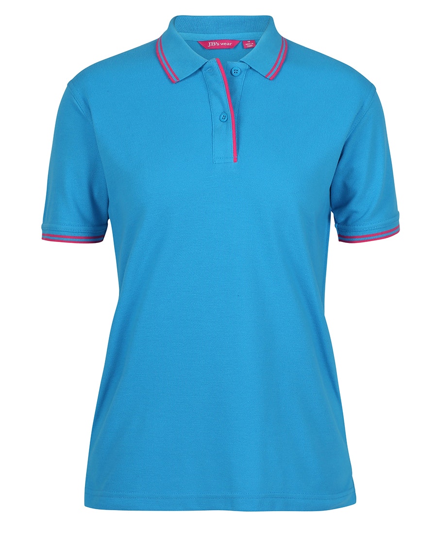 JB's  LADIES CONTRAST POLO 2LCP - A