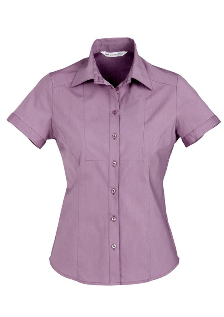 Ladies Chevron Short Sleeve Shirt  (S122LS)