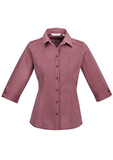 Ladies Chevron 3/4 Sleeve Shirt (S122LT)